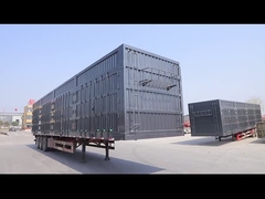 Satteldumpfer und Sattelanhänger