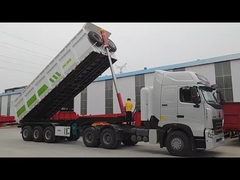 20 CBM 2-Achsen-Dump-Anhänger/Rückschlaganhänger Max. Nutzlast 60T