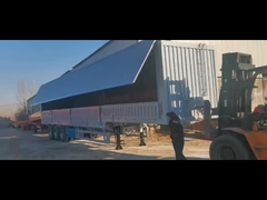 Semi-Lkw-Anhänger mit offenem Flügel