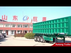 Halbanhänger mit Endkippen