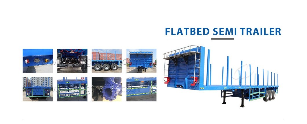 Qualität Semi-Trailer mit niedrigem Sattel usine
