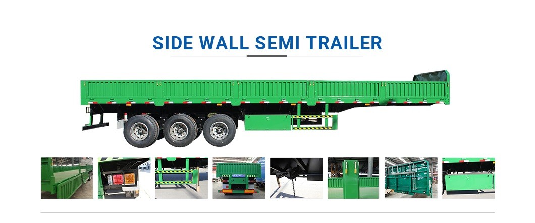 Qualität Semi-Trailer mit niedrigem Sattel usine
